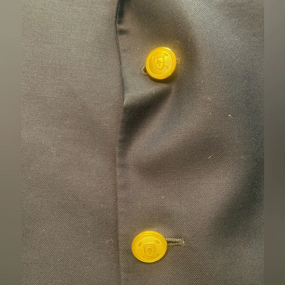 Lauren Ralph Lauren Navy Sport Coat with Gold Buttons